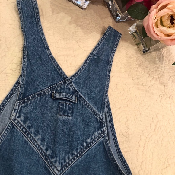 SOLD GAP 100% Cotton Wide Leg Overalls - Picture 6 of 8